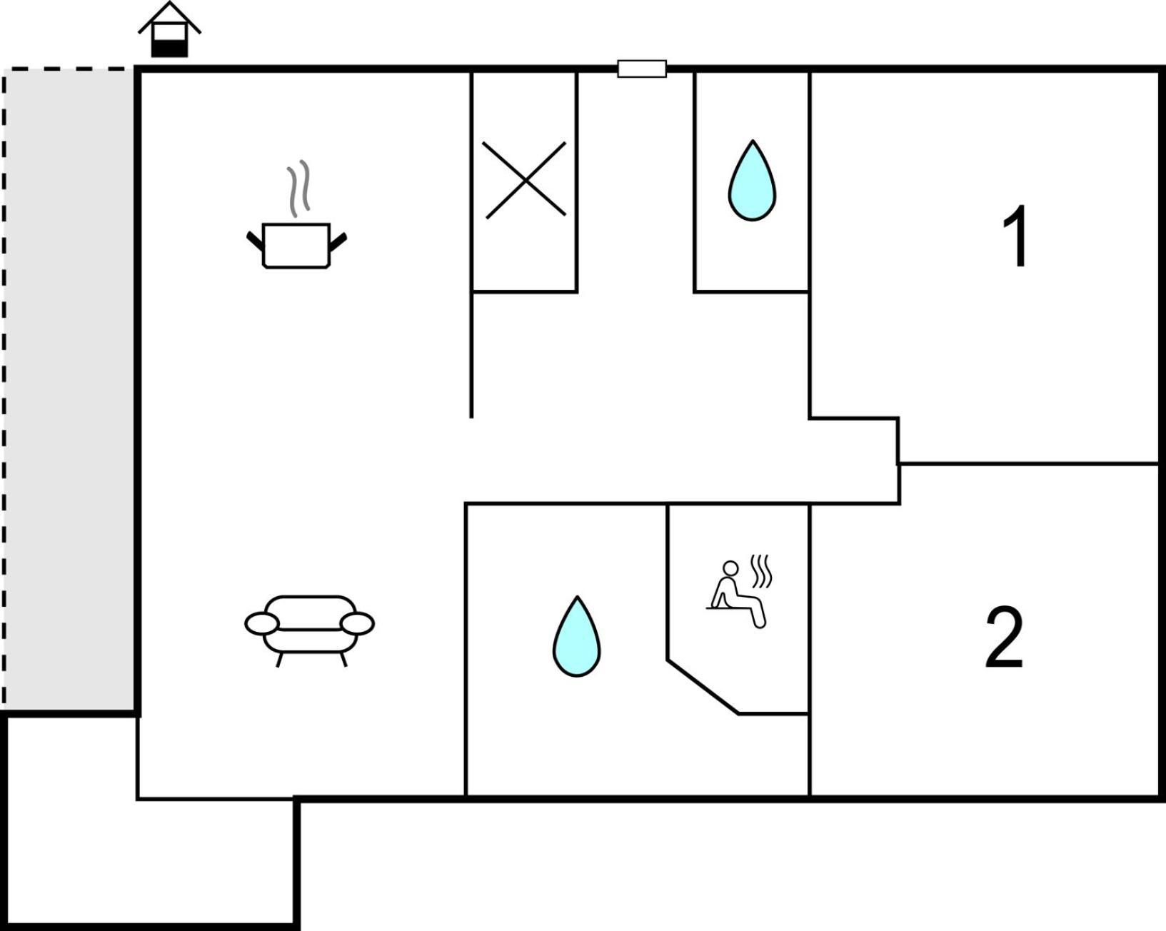 Beautiful Home In Dagebuell With Wifi Экстерьер фото